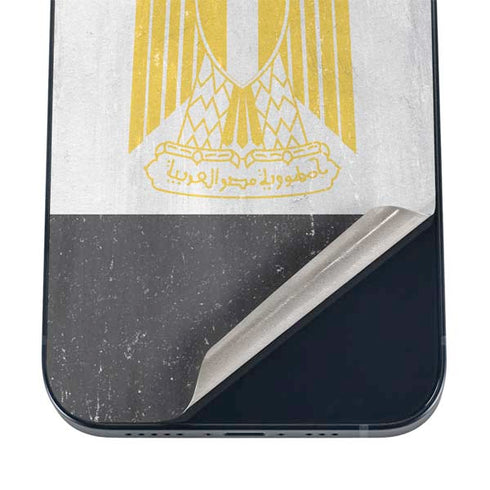 Egypt Flag Distressed iPhone 16 Skin